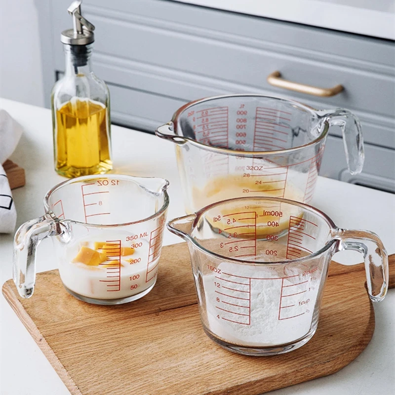 500ml-1000ml Glass Measuring Cup - Image 5
