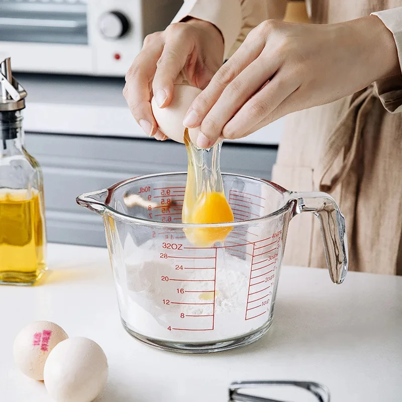 500ml-1000ml Glass Measuring Cup - Image 6