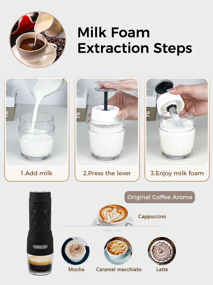 Portable Coffee Machine hiking Travel - Image 3