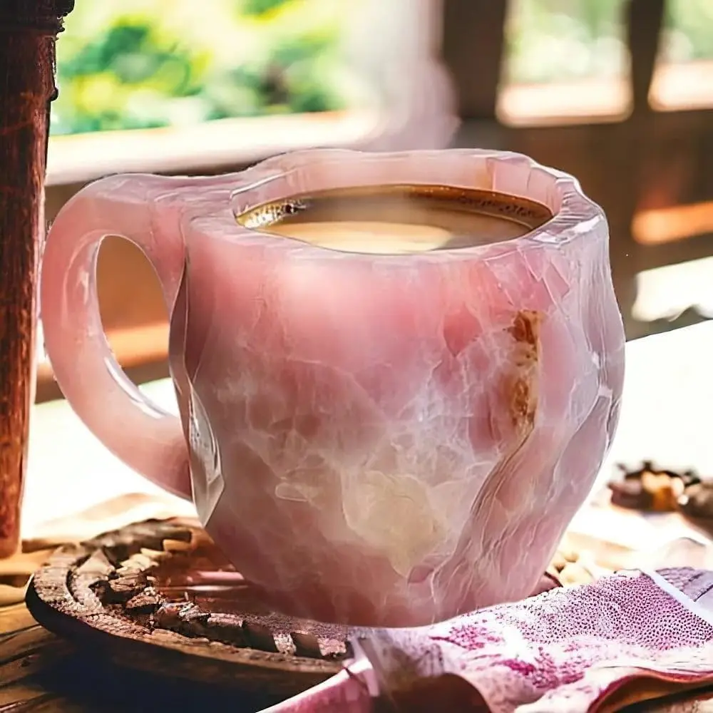 Coffee Mug Natural Crystal - Image 3