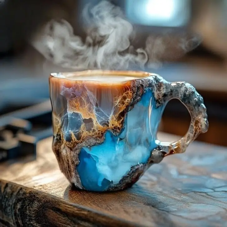Coffee Mug Natural Crystal